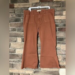 Pilcro by Anthropologie Women's Rust colored bootcut Jeans